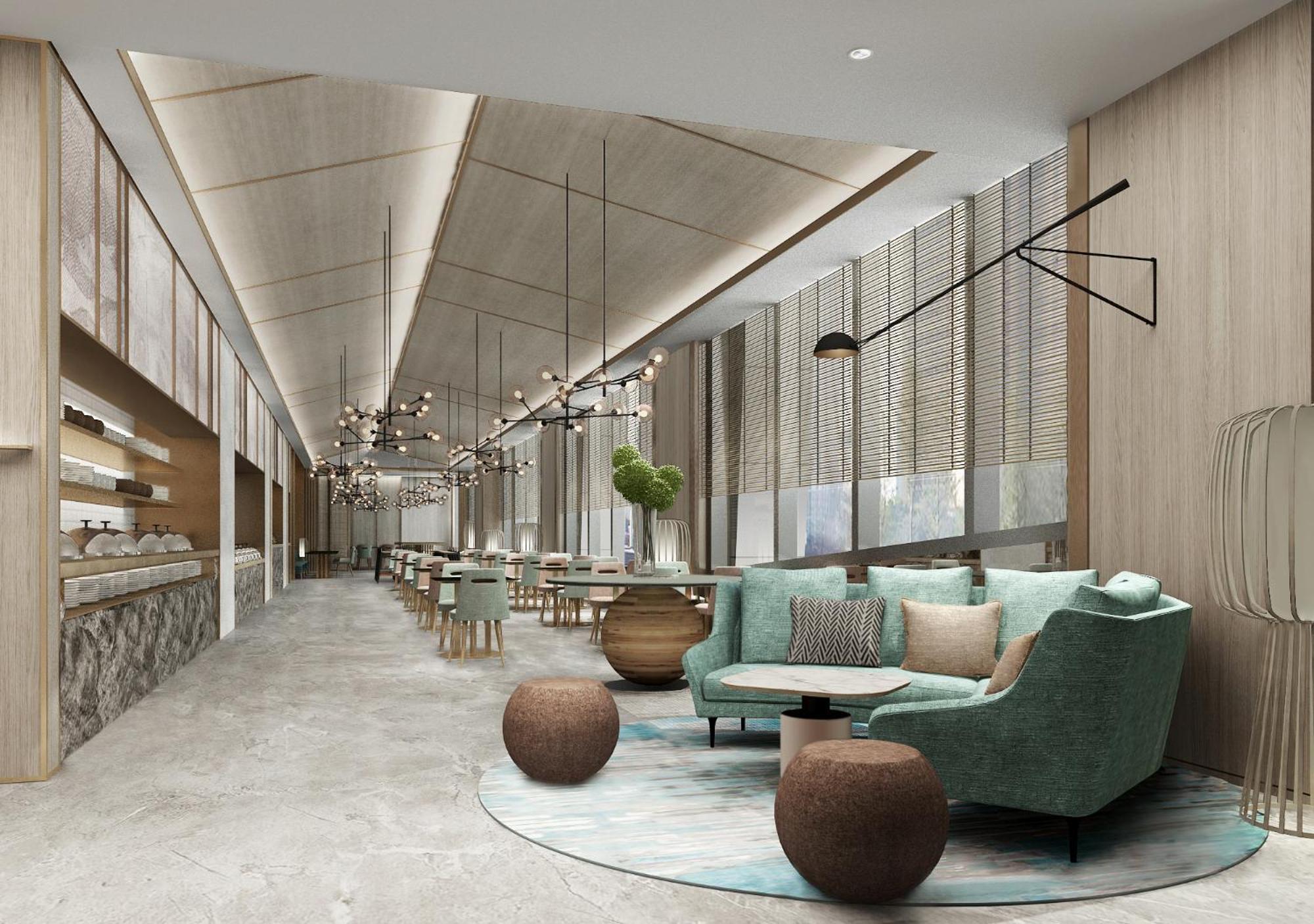 Ascott Raffles City Tsjoengking Buitenkant foto